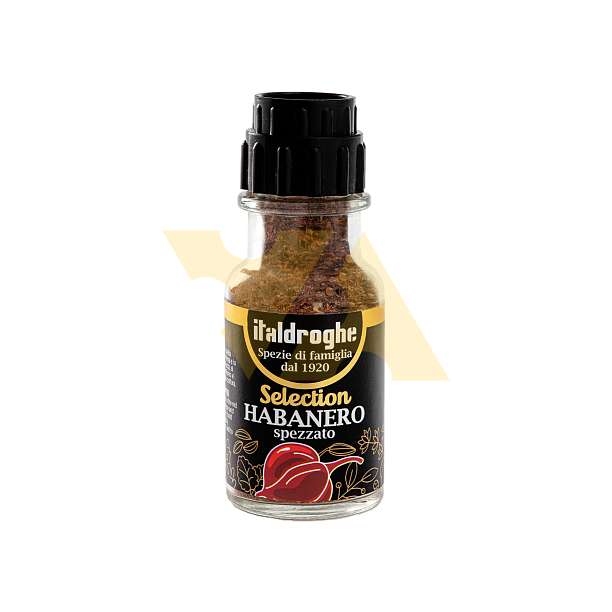 Перец чили "Хабанеро" измельченный ITALDROGHE, 0,025 кг (ст/бут с мельницей)  ALMI ITALIA Италия