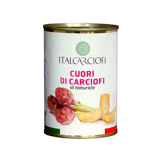 Артишоки сердцевинки в рассоле, ITALCARCIOFI, 0,4 кг/0,19 кг/0,425 л (ж/б)  Italcarciofi S.r.L. Италия