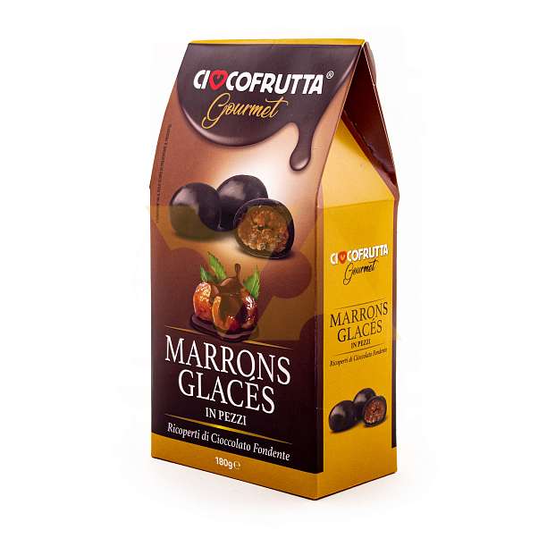 Каштан в темном шоколаде, CIOCCOFRUTTA, 0,180 кг (карт/кор)  Ciocofrutta Италия
