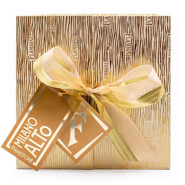 Панеттоне Миланский с изюмом и цукатами, FLAMIGNI, 1 кг (подарочная коробка)  Flamigni S.r.L. Италия