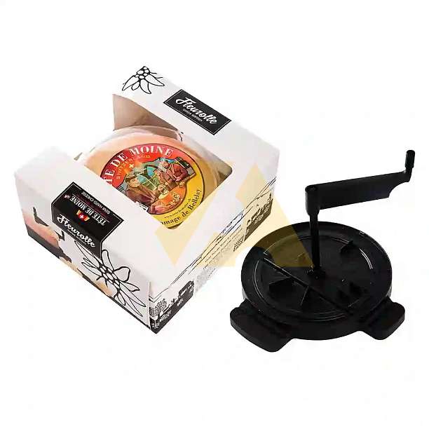 Тет-де-Муан АОС подарочный комплект с ножом, сыр полутвердый, жирность 51%, ~ 0,4 кг  Margot Fromages SA Швейцария