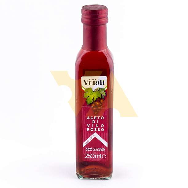 Уксус винный красный CASA VERDI, кислотность 6%, ARETINO, 0,25 л (ст/бут) 280 Acetificio Aretino Италия