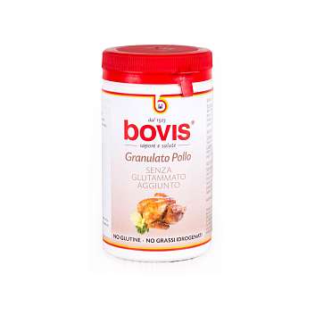 Бульон куриный гранулированный без глютамата, BOVIS, 0,2 кг (пл/б)